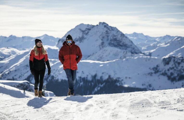 Zimní turistika v Kitzbühelu