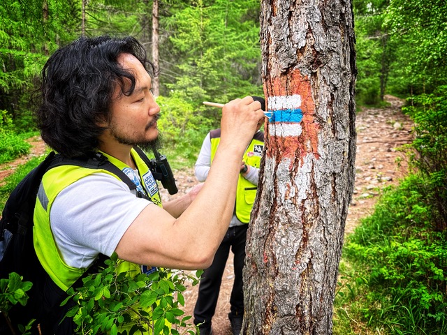 Mongolsko začalo používat české značení turistických tras