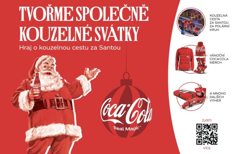 Vánoce jsou tady! Přijíždí vánoční Coca-Cola kamion a šíří laskavost