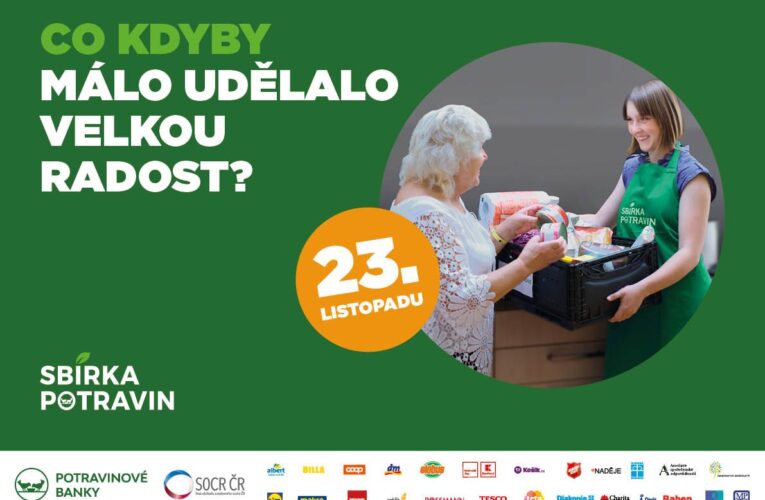 Blíží se podzimní kolo potravinové sbírky. Pomoci lidem v nouzi můžete ve všech prodejnách Kaufland