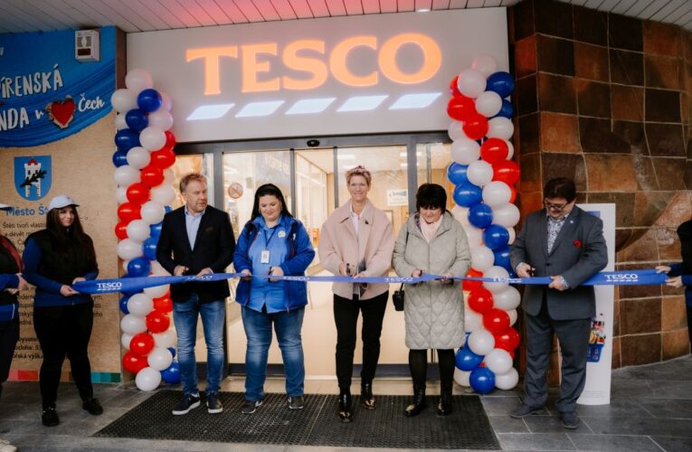 Tesco Štětí: úsporné technologie, nová prodejní zóna a rozšířené služby pro zákazníky